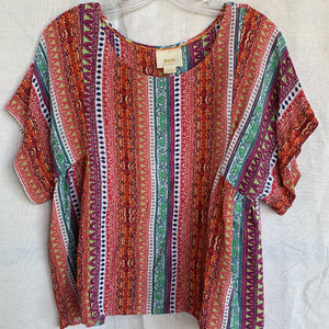 Anthropologie Maeve Striped Top Sz L & XL